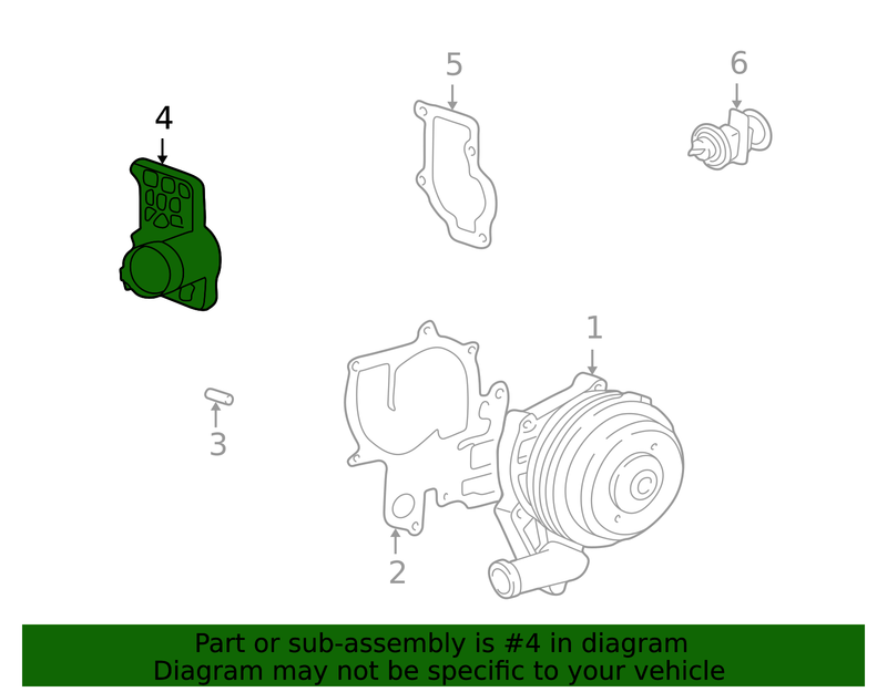 Genuine Porsche parts diagram