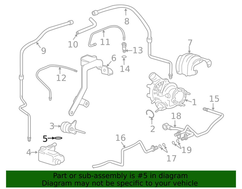 Genuine Porsche parts diagram