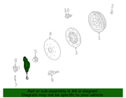 Genuine Porsche parts diagram