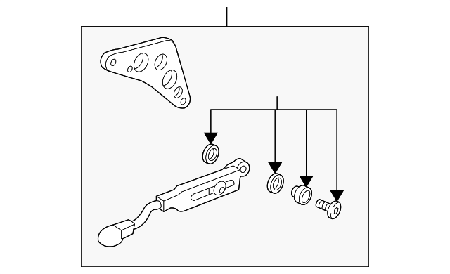 Genuine Porsche parts diagram