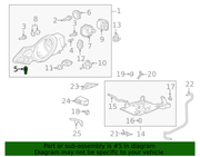 Genuine Porsche parts diagram