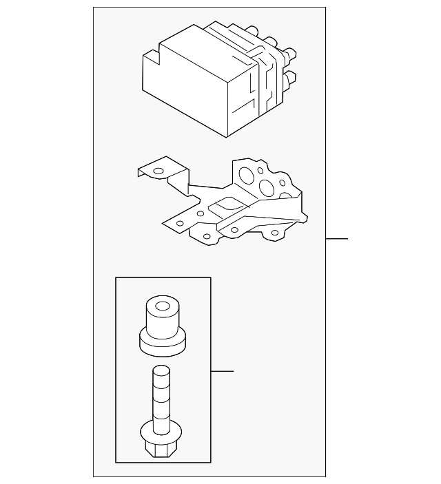 Genuine Porsche parts diagram