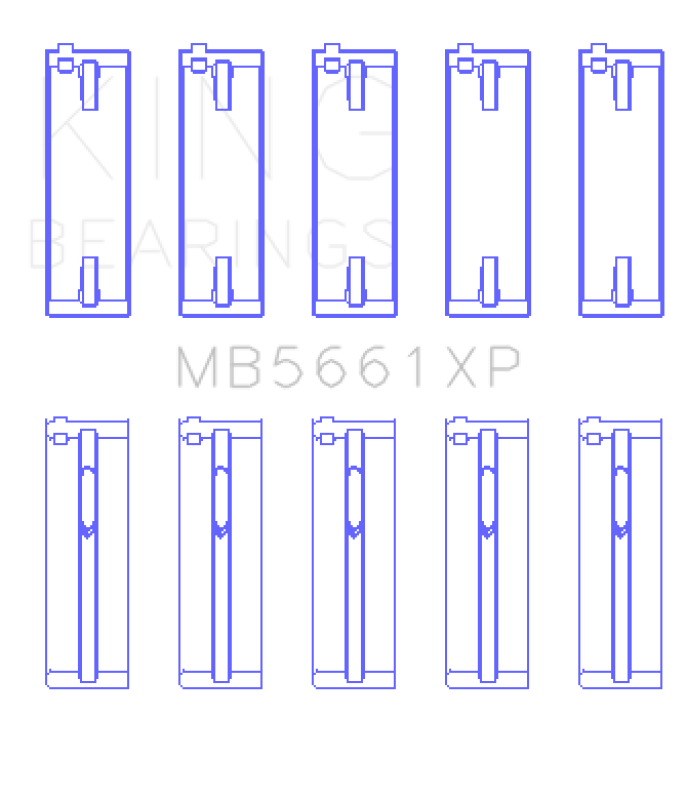 KING ENGINE BEARINGS MB5661XP