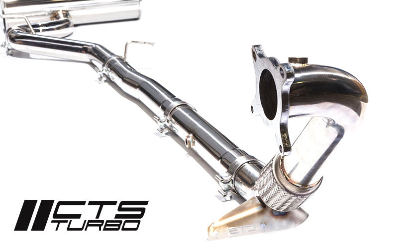 CTS Turbo VW MK6 Golf R 3" Turbo Back Exhaust High-Flow Cat