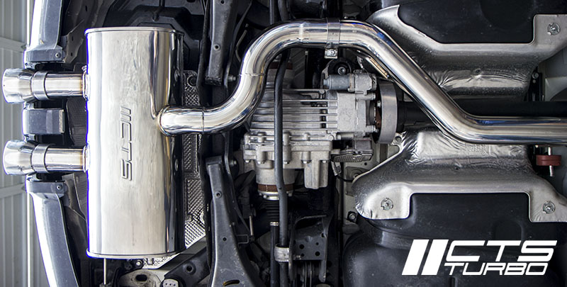CTS Turbo VW MK6 Golf R 3" Turbo Back Exhaust High-Flow Cat