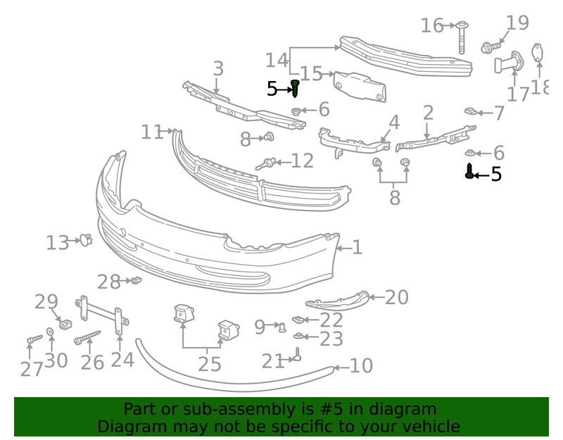 Genuine Porsche parts diagram