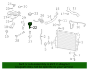 Genuine Porsche parts diagram