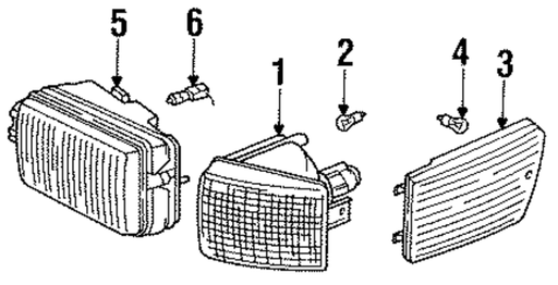Genuine Porsche parts diagram