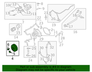 Genuine Porsche parts diagram
