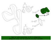 Genuine Porsche parts diagram