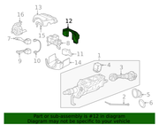 Genuine Porsche parts diagram