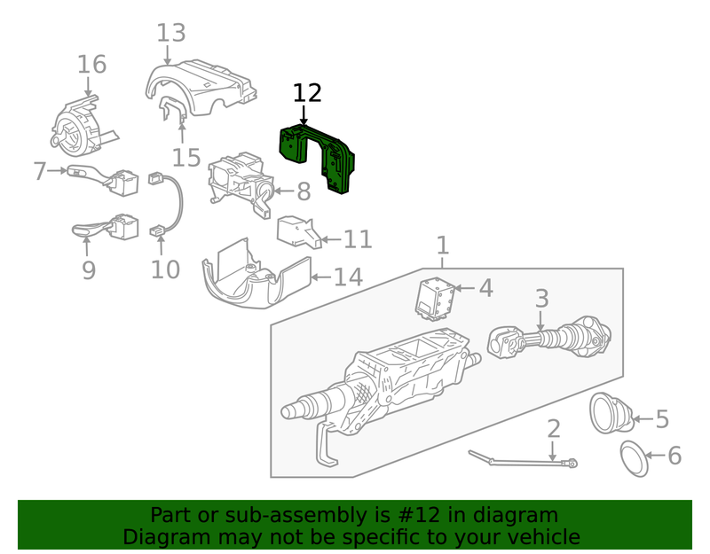 Genuine Porsche parts diagram