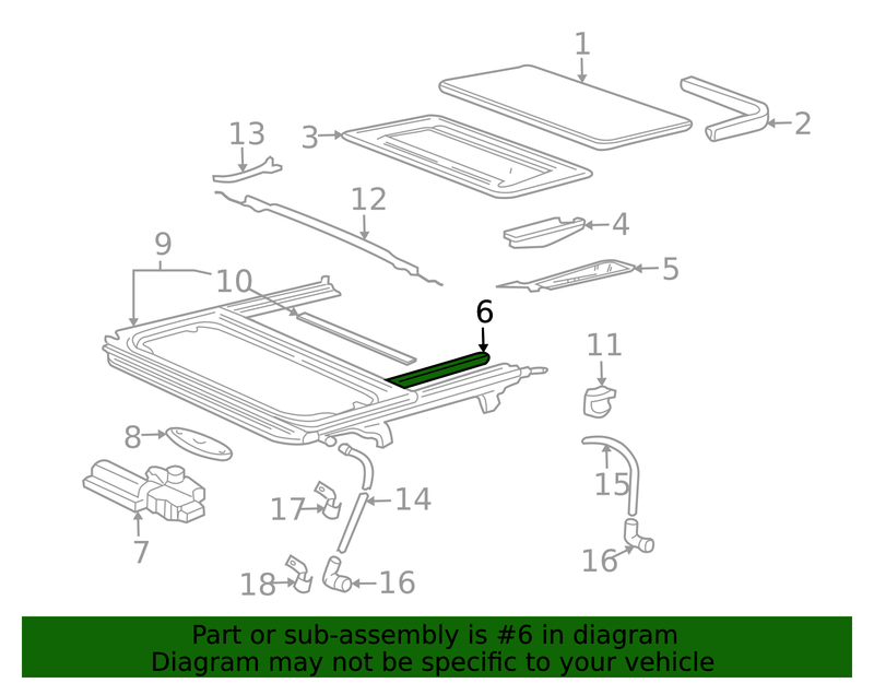 Genuine Porsche parts diagram