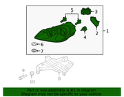 Genuine Porsche parts diagram