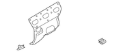 Genuine Porsche parts diagram