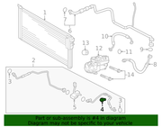 Genuine Porsche parts diagram