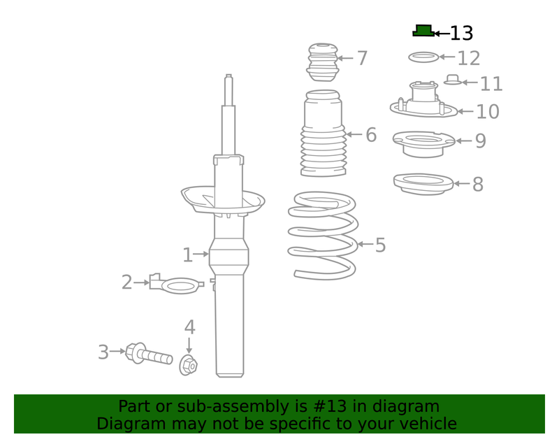 Genuine Porsche parts diagram