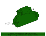Genuine Porsche parts diagram