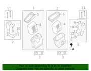 Part can be found as reference #14 in illustration