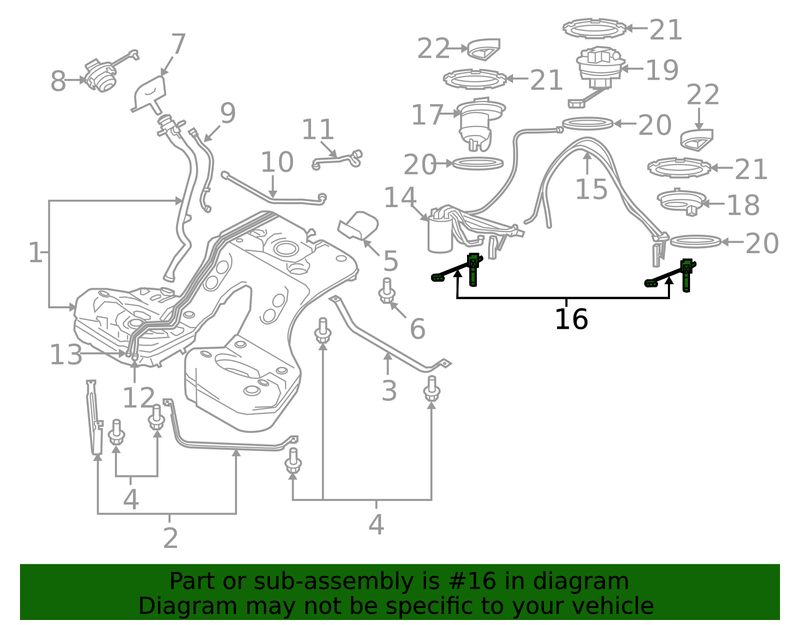 Genuine Porsche parts diagram