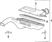 Genuine Porsche parts diagram
