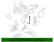 Genuine Porsche parts diagram
