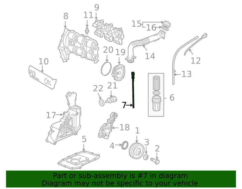 Genuine Porsche parts diagram