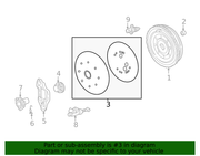 Genuine Porsche parts diagram