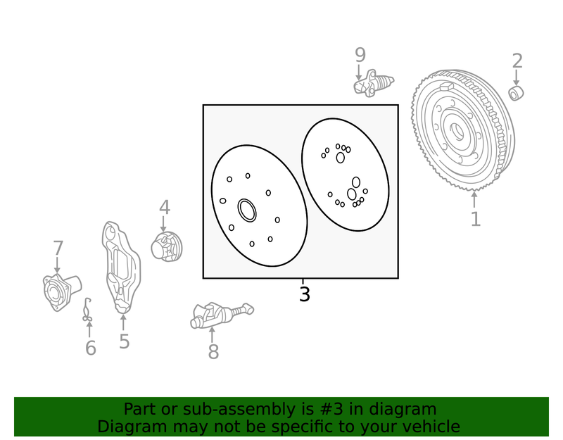Genuine Porsche parts diagram
