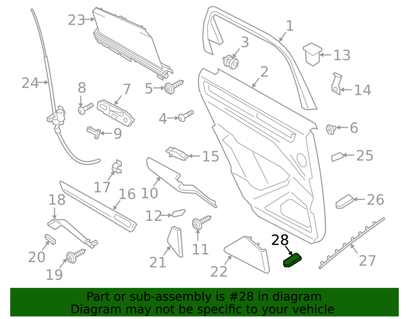 Part can be found as reference #28 in illustration