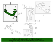 Genuine Porsche parts diagram