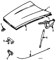 Genuine Porsche parts diagram