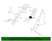 Genuine Porsche parts diagram
