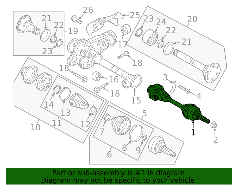 Genuine Porsche parts diagram