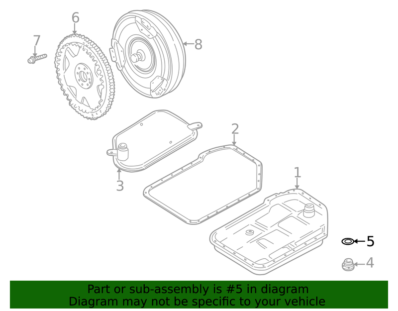 Genuine Porsche parts diagram