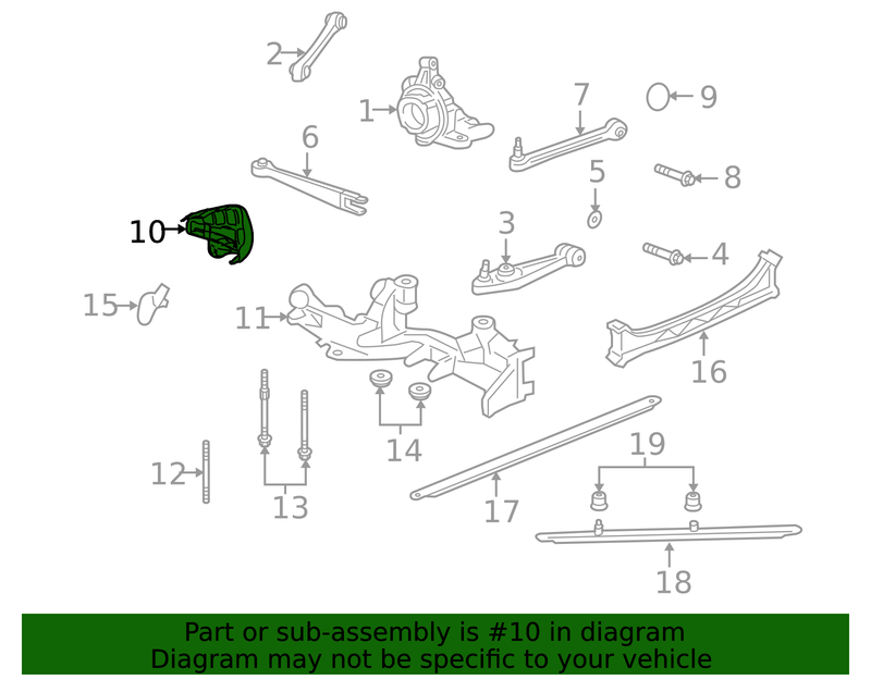 Genuine Porsche parts diagram