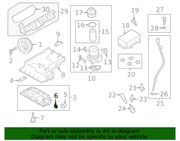 Genuine Porsche parts diagram