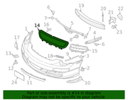 Genuine Porsche parts diagram