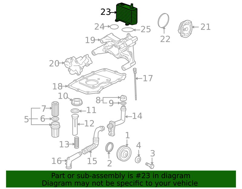Genuine Porsche parts diagram