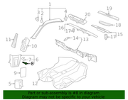 Genuine Porsche parts diagram