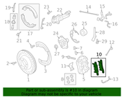 Genuine Porsche parts diagram