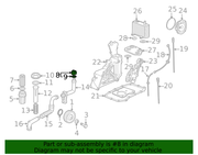 Genuine Porsche parts diagram
