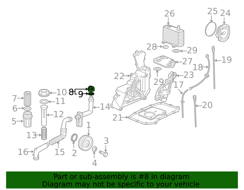 Genuine Porsche parts diagram