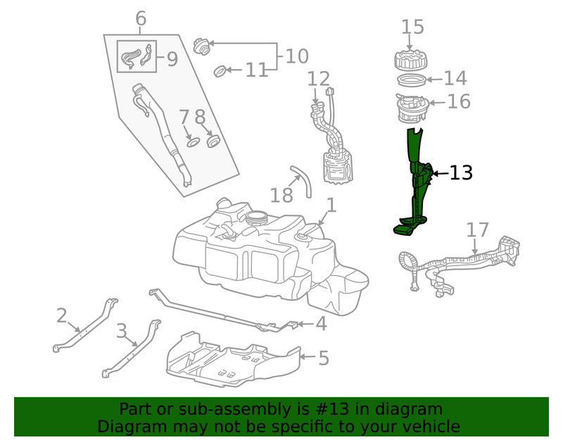 Genuine Porsche parts diagram
