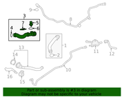 Genuine Porsche parts diagram