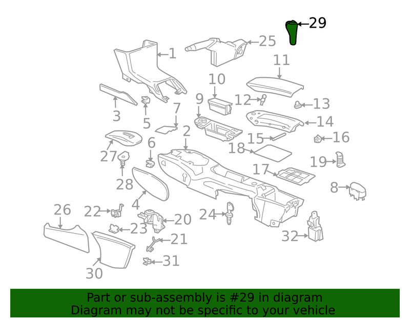 Genuine Porsche parts diagram