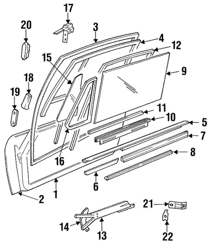 Genuine Porsche parts diagram