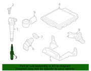 Genuine Porsche parts diagram