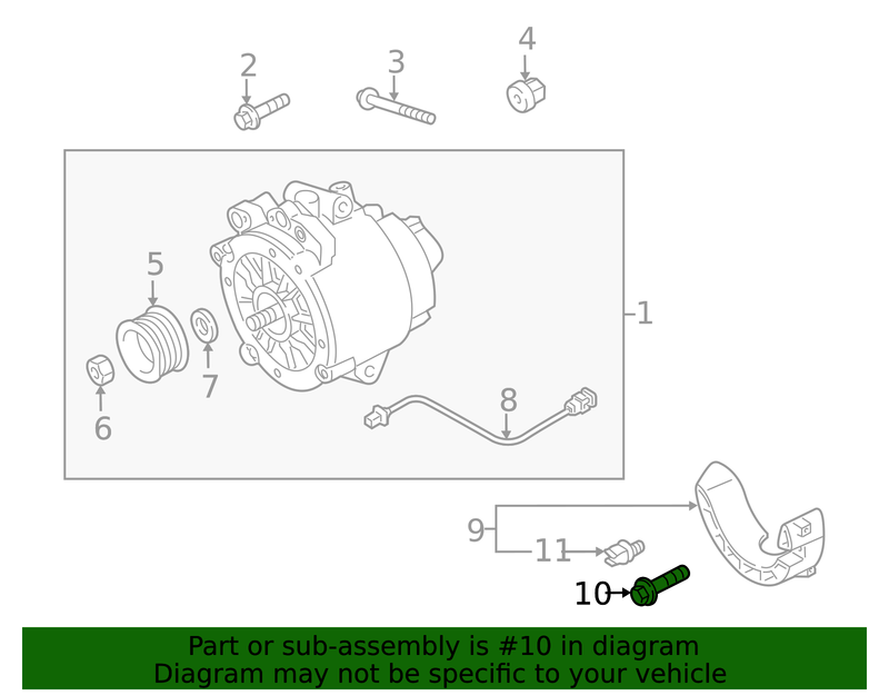 Genuine Porsche parts diagram
