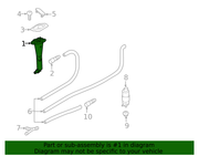 Genuine Porsche parts diagram